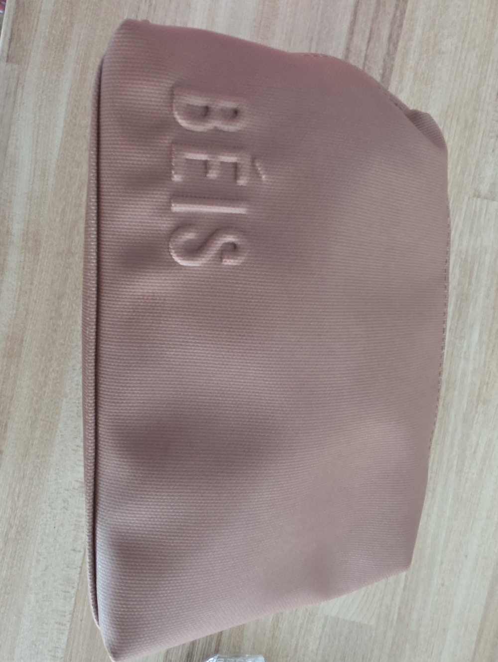 Beis Small Cosmetic Pouch In Camel